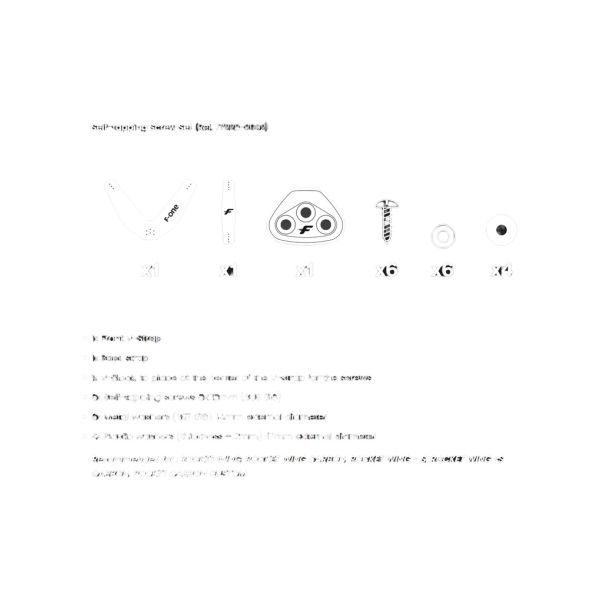 F-one Straps foilboard Self tapping
